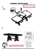 Preview for 10 page of Furniture of America CM3150T Assembly Instructions Manual