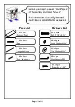 Preview for 3 page of Furniture of America CM3152BN Assembly Instructions