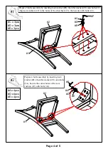 Preview for 4 page of Furniture of America CM3152PC-2PK Assembly Instructions