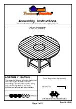 Furniture of America CM3152RPT Assembly Instructions preview