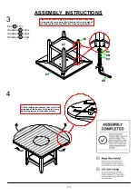 Preview for 7 page of Furniture of America CM3152RT Assembly Instructions Manual