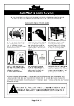 Preview for 2 page of Furniture of America CM3152T Assembly Instructions