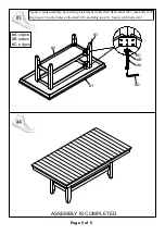 Preview for 5 page of Furniture of America CM3152T Assembly Instructions