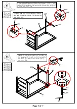 Preview for 7 page of Furniture of America CM3153PT Assembly Instructions Manual