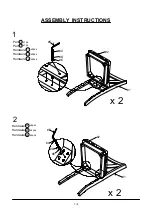 Preview for 7 page of Furniture of America CM3153SC-2PK Assembly Instructions Manual