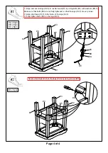 Предварительный просмотр 4 страницы Furniture of America CM3153ST-2PK Assembly Instructions