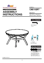 Furniture of America CM3162RT Assembly Instructions Manual preview