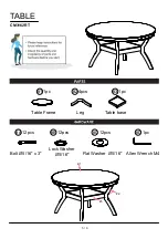 Preview for 5 page of Furniture of America CM3162RT Assembly Instructions Manual