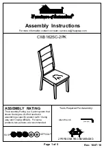 Preview for 1 page of Furniture of America CM3162SC-2PK Assembly Instructions