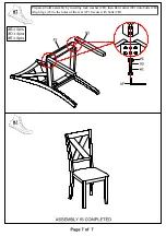 Preview for 7 page of Furniture of America CM3175T-5PK Assembly Instructions Manual