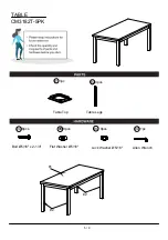 Preview for 5 page of Furniture of America CM3182T-5PK Assembly Instructions Manual