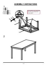 Preview for 6 page of Furniture of America CM3182T-5PK Assembly Instructions Manual