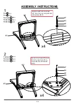 Preview for 8 page of Furniture of America CM3182T-5PK Assembly Instructions Manual