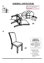 Preview for 9 page of Furniture of America CM3182T-5PK Assembly Instructions Manual