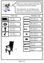 Preview for 3 page of Furniture of America CM3185AC-2PK Assembly Instructions