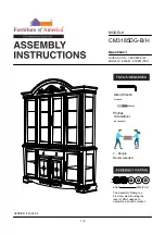 Furniture of America CM3185DG-B Assembly Instructions Manual preview