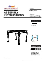 Preview for 1 page of Furniture of America CM3185PT Assembly Instructions Manual