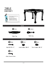 Preview for 5 page of Furniture of America CM3185PT Assembly Instructions Manual