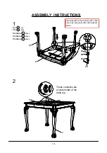 Preview for 7 page of Furniture of America CM3185PT Assembly Instructions Manual