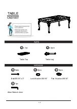 Preview for 5 page of Furniture of America CM3185T Assembly Instructions Manual