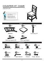 Preview for 5 page of Furniture of America CM3187PC-2PK Assembly Instructions Manual