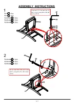 Preview for 6 page of Furniture of America CM3187PC-2PK Assembly Instructions Manual