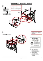 Preview for 7 page of Furniture of America CM3187PC-2PK Assembly Instructions Manual