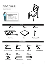 Preview for 5 page of Furniture of America CM3187SC-2PK Assembly Instructions Manual