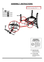 Preview for 7 page of Furniture of America CM3187SC-2PK Assembly Instructions Manual