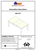 Furniture of America CM3187T Assembly Instructions preview