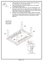 Preview for 4 page of Furniture of America CM3187T Assembly Instructions