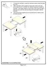 Preview for 5 page of Furniture of America CM3187T Assembly Instructions