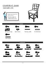 Preview for 5 page of Furniture of America CM3188PC-2PK Assembly Instructions Manual