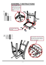 Preview for 6 page of Furniture of America CM3188PC-2PK Assembly Instructions Manual