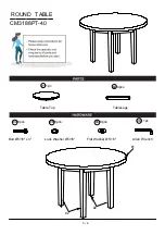 Preview for 5 page of Furniture of America CM3188PT-40 Assembly Instructions Manual