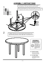 Preview for 6 page of Furniture of America CM3188PT-40 Assembly Instructions Manual