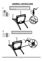 Preview for 6 page of Furniture of America CM3194SC-2PK Assembly Instructions Manual