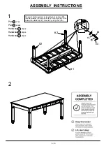 Preview for 6 page of Furniture of America CM3194T Assembly Instructions Manual