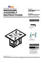 Preview for 1 page of Furniture of America CM3199PT Assembly Instructions Manual