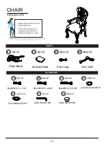 Preview for 5 page of Furniture of America CM3212AC-2PK Assembly Instructions Manual