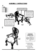 Preview for 8 page of Furniture of America CM3212AC-2PK Assembly Instructions Manual