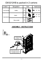 Preview for 6 page of Furniture of America CM3212HB Assembly Instructions Manual