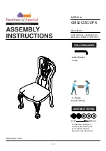 Preview for 1 page of Furniture of America CM3212SC-2PK Assembly Instructions Manual