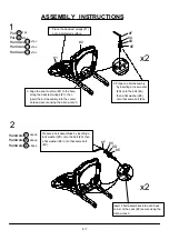 Preview for 6 page of Furniture of America CM3212SC-2PK Assembly Instructions Manual