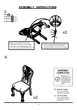 Preview for 7 page of Furniture of America CM3212SC-2PK Assembly Instructions Manual