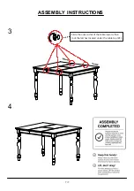 Preview for 7 page of Furniture of America CM3216PT Assembly Instructions Manual