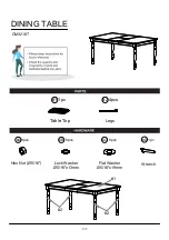 Preview for 5 page of Furniture of America CM3216T Assembly Instructions Manual