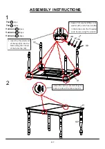 Preview for 6 page of Furniture of America CM3216T Assembly Instructions Manual