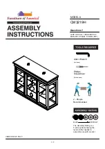 Preview for 1 page of Furniture of America CM3219H Assembly Instructions Manual