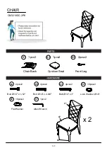 Preview for 5 page of Furniture of America CM3219SC-2PK Assembly Instructions Manual